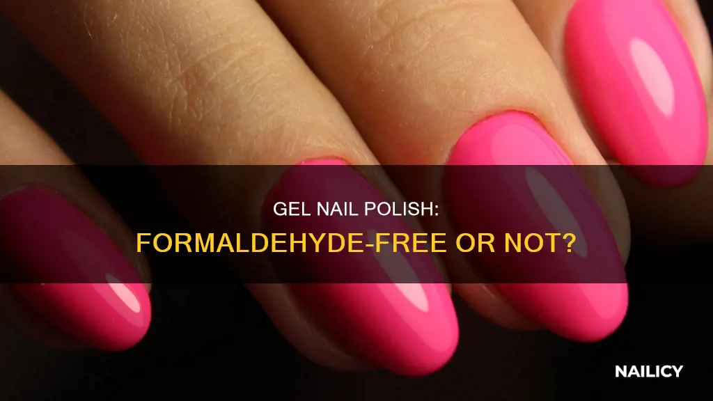 does gel nail polish contain formaldehyde