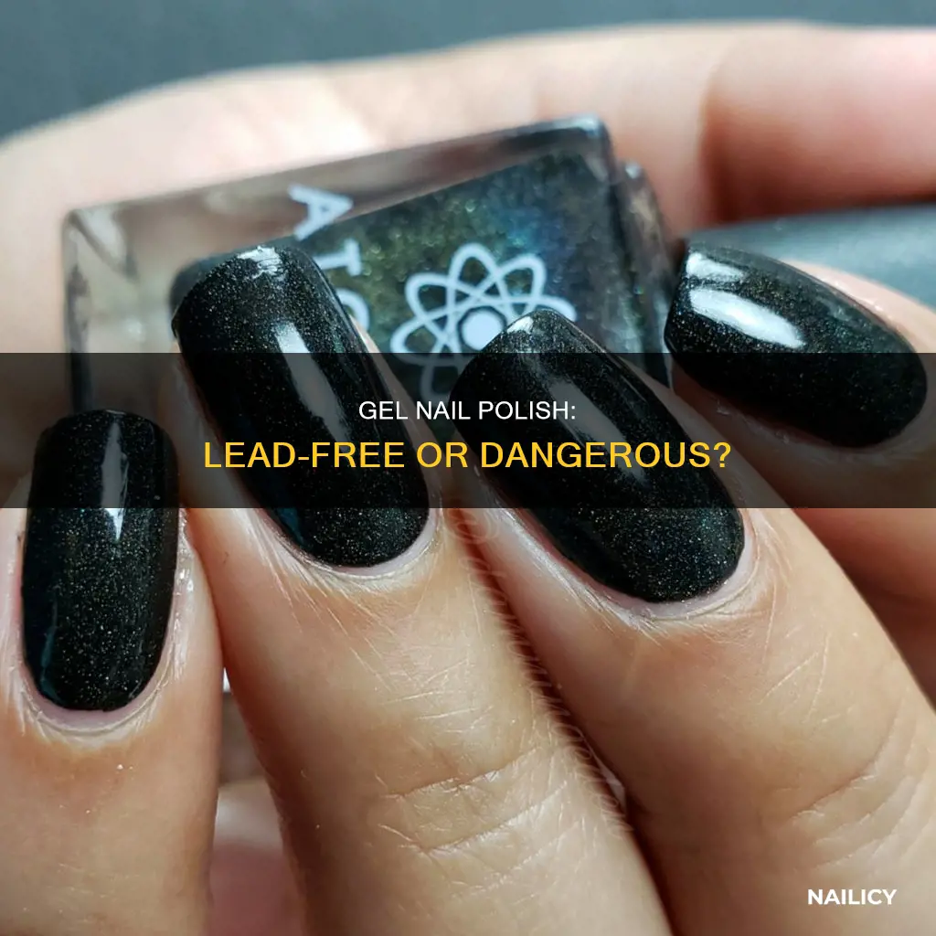 does gel nail polish contain lead