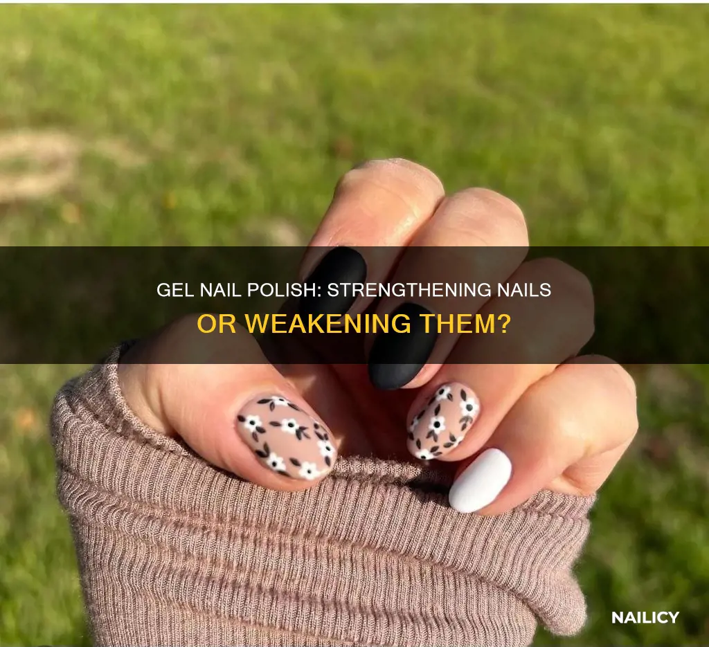 does gel nail polish make the nail strong