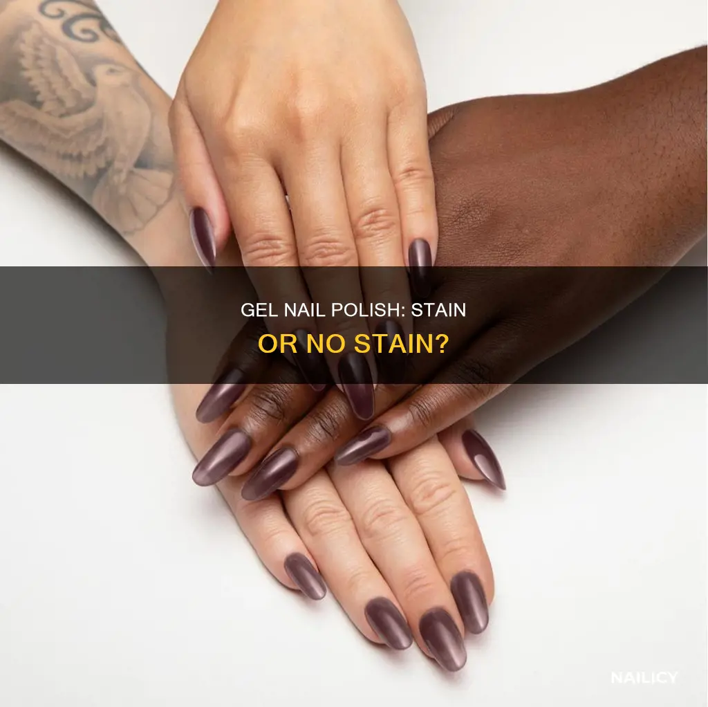 does gel nail polish stain your nails