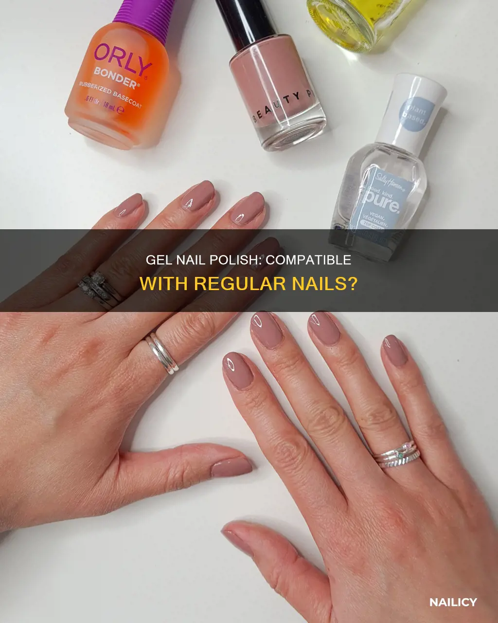 does gel nail polish stick to regular nails
