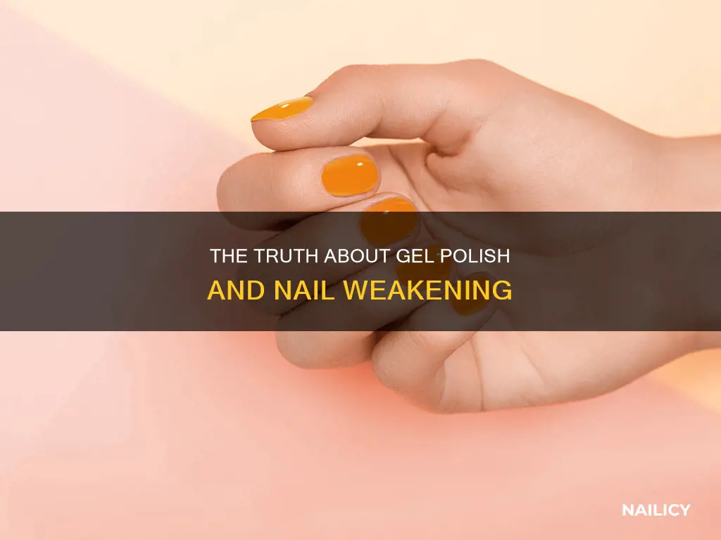 does gel nail polish weakennails