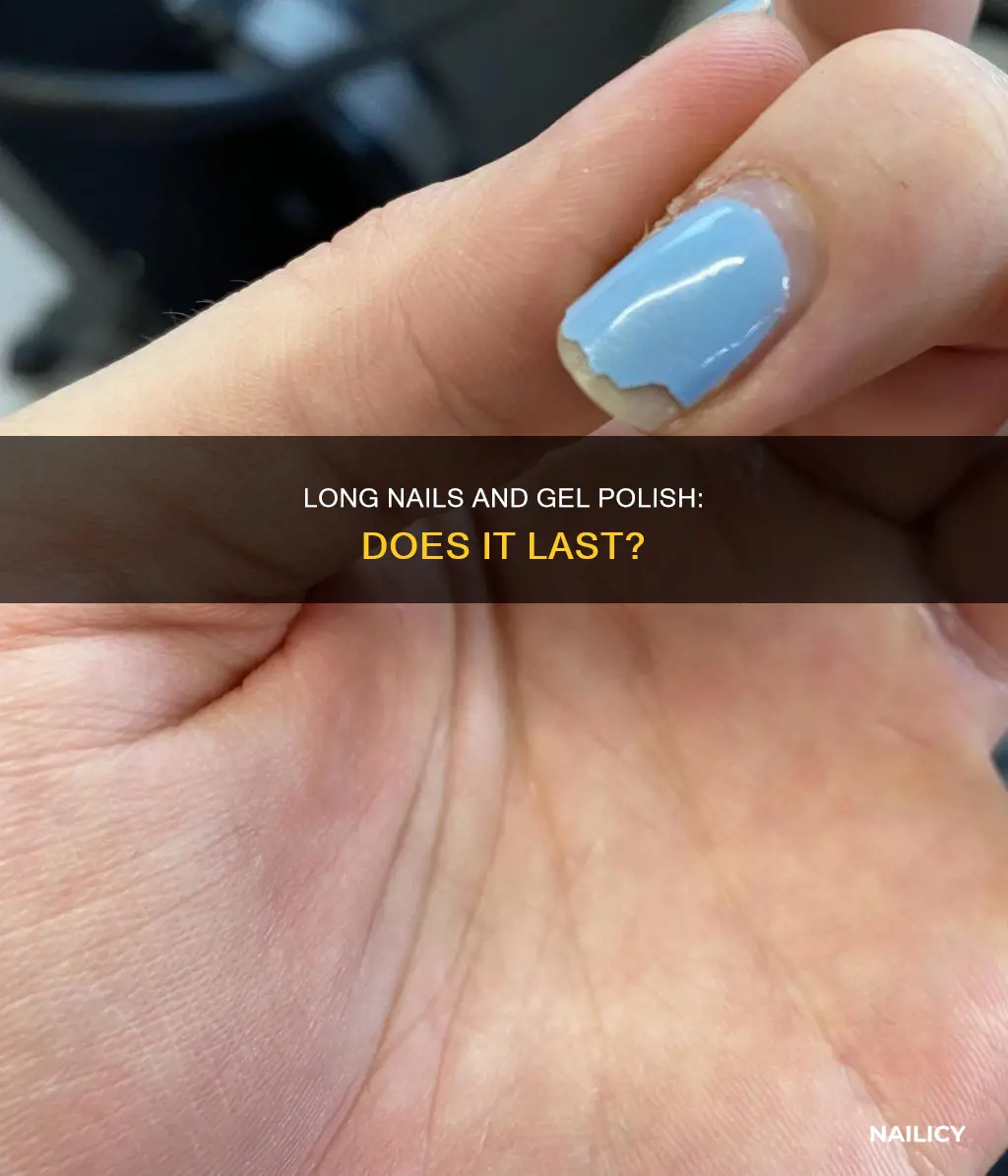 does gel polish come off long nails faster