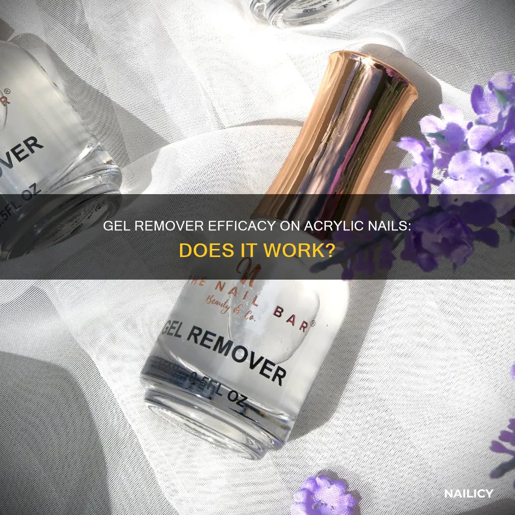 does gel remover work on acrylic nails