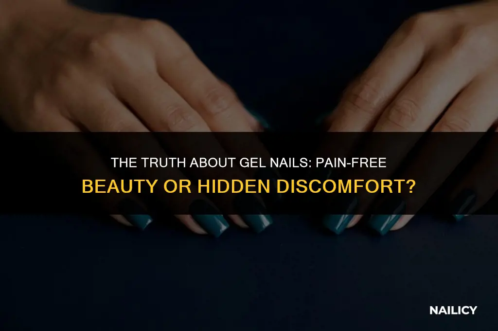 does getting gake nails hurt