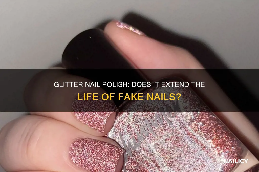 does glitter nail polish help faje nails stay on