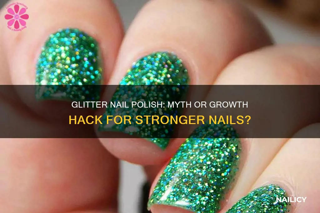 does glitter nail polish help nails grow