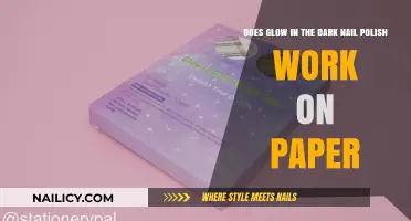Glow-in-the-Dark Nail Polish: Does It Work on Paper?