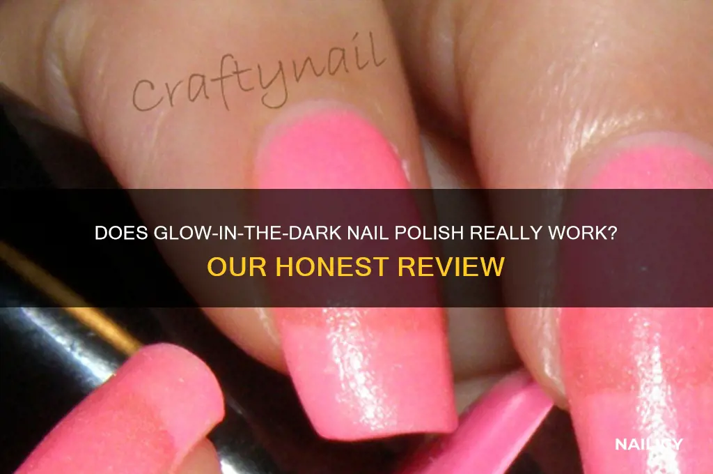 does glow in the dark nail polish work