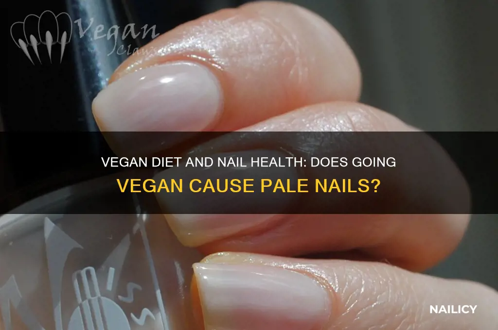 does going vegan make your nails turn pale