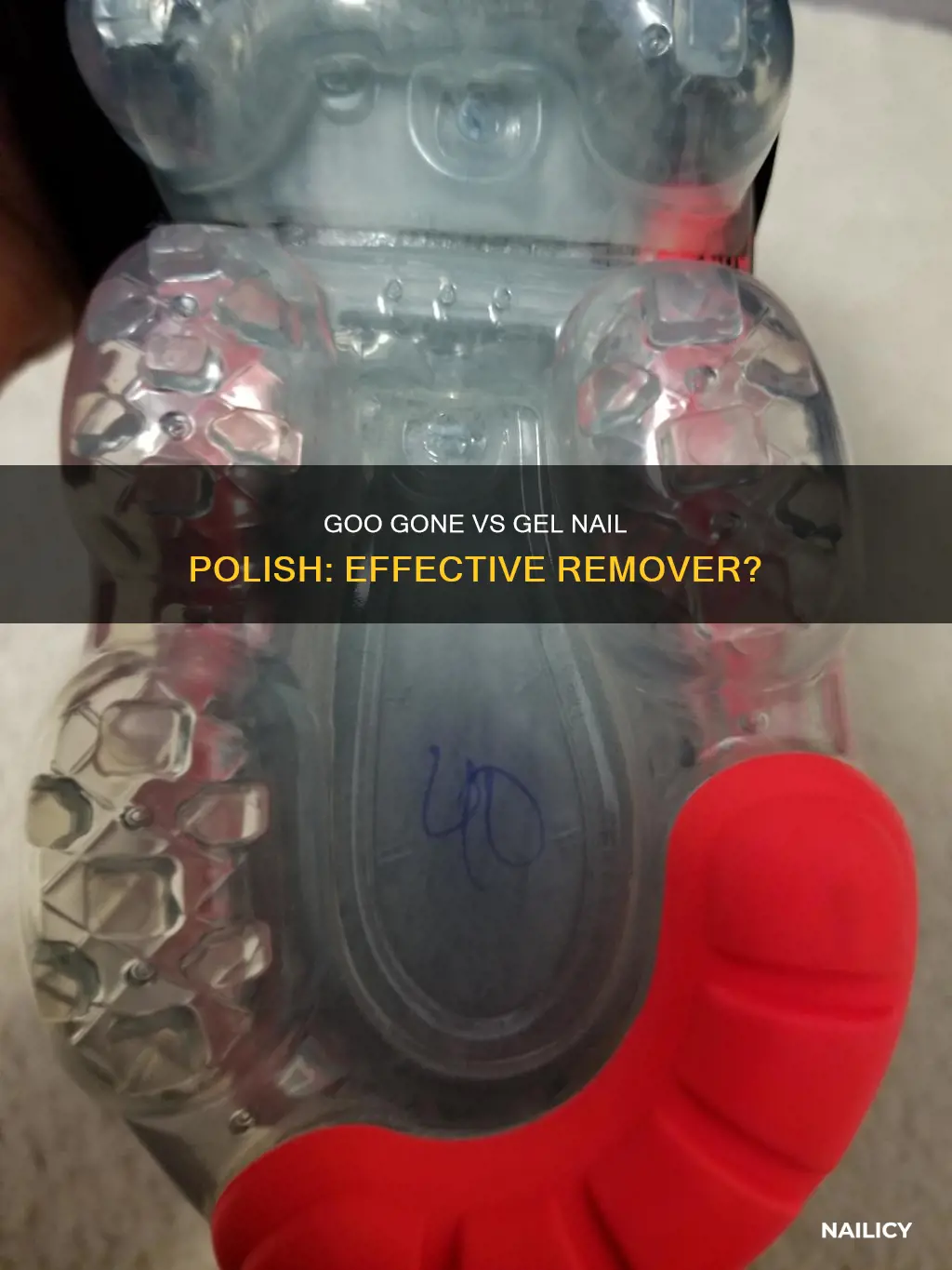does goo gone remove gel nail polish