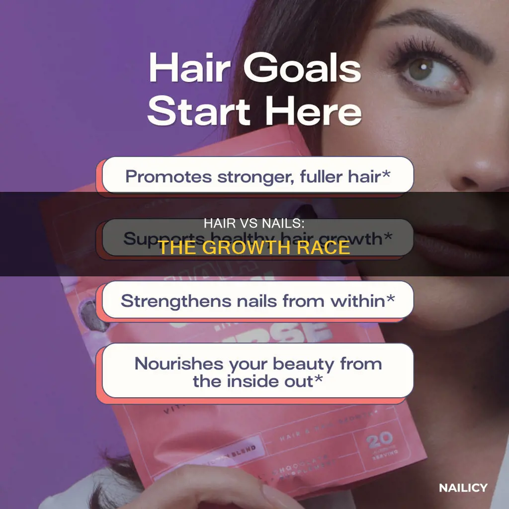 does hair grow faster than nails