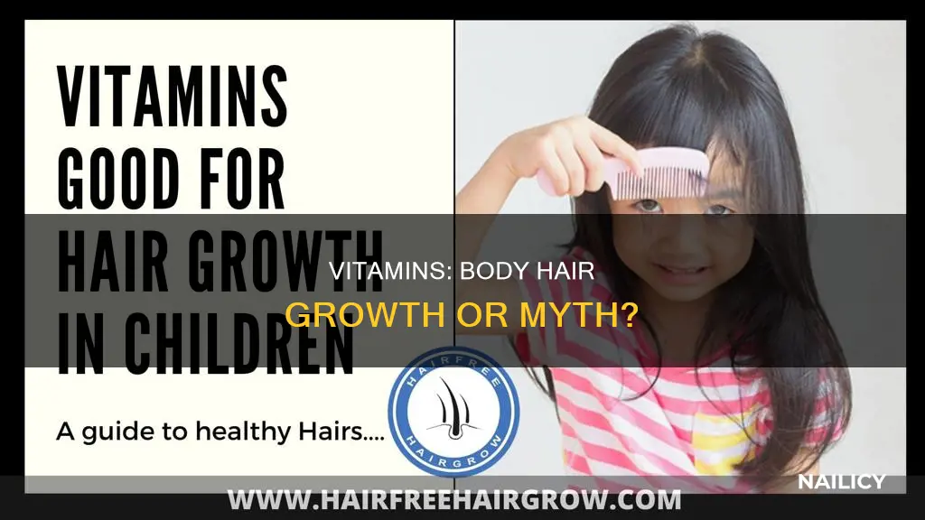 does hair nails and skin vitamin make body hair grow