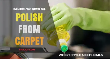 How Hairspray Can Remove Nail Polish from Carpets