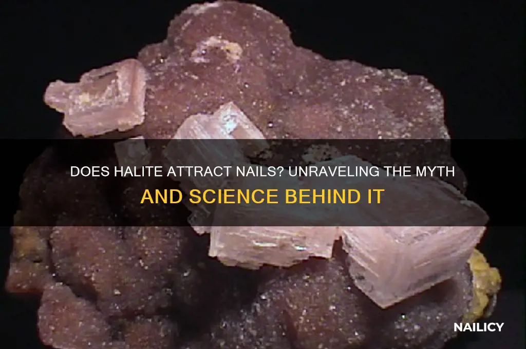 does halite atract nails