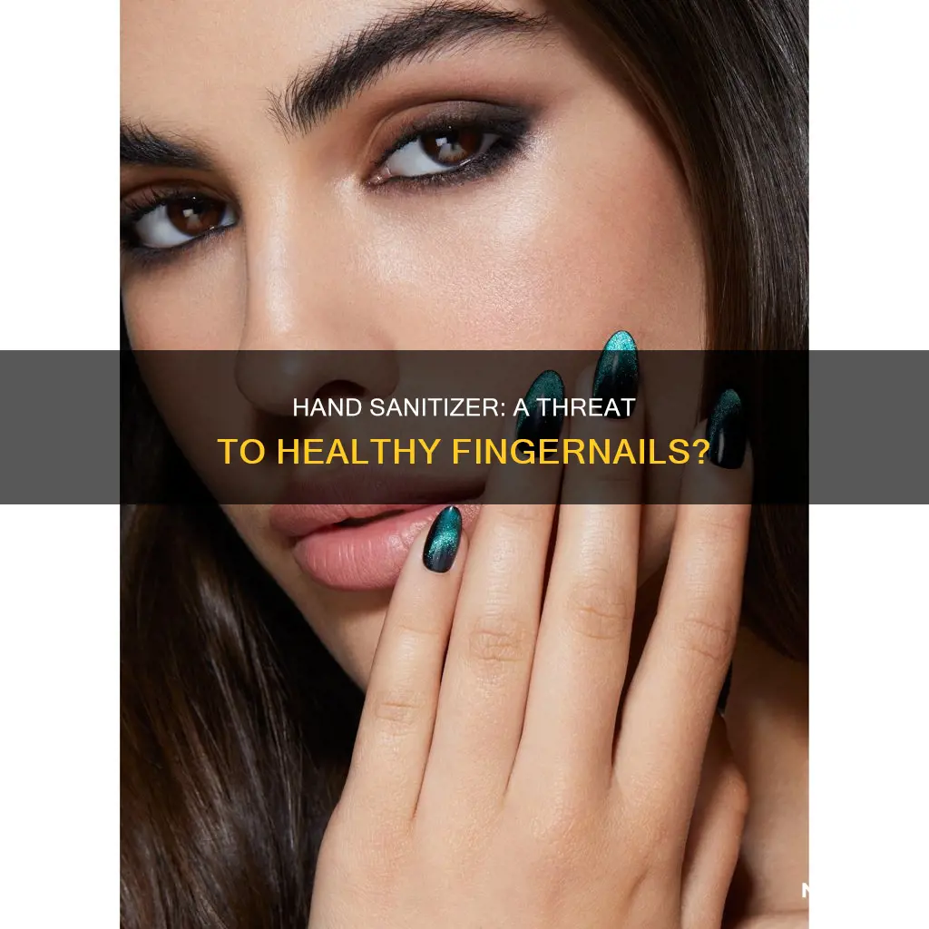does hand sanitizer damage finger nails