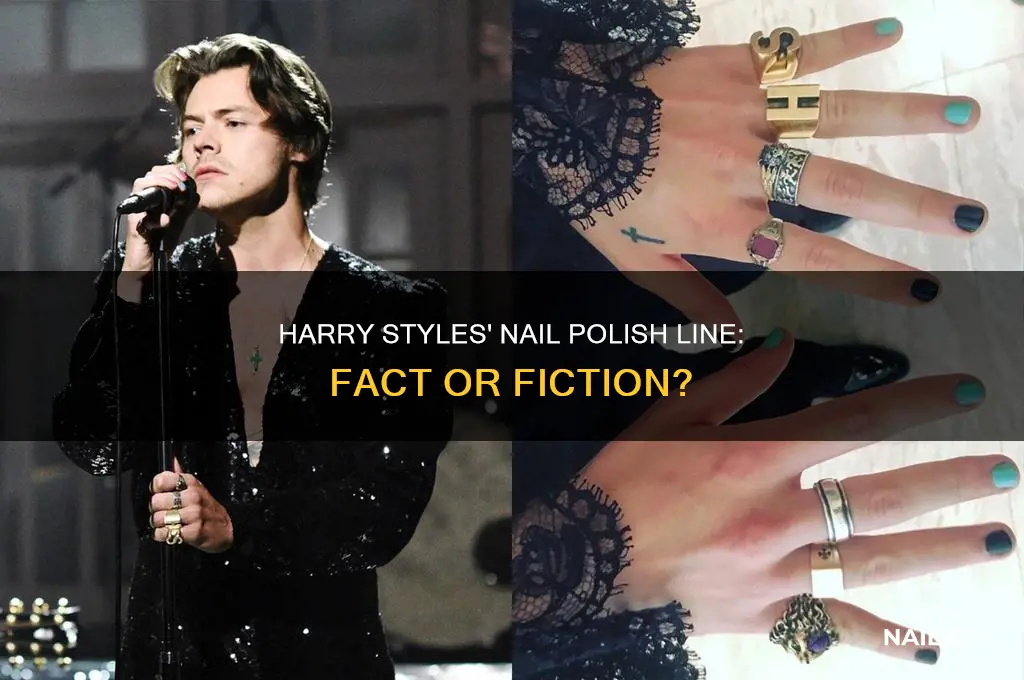does harry styles have a nail polish line
