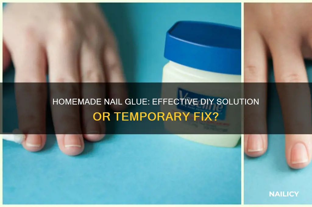 does homemade nail glue work