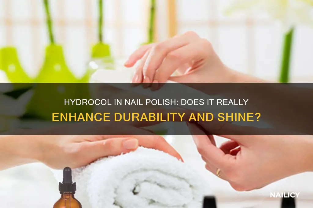 does hydrocol really work in nail polish