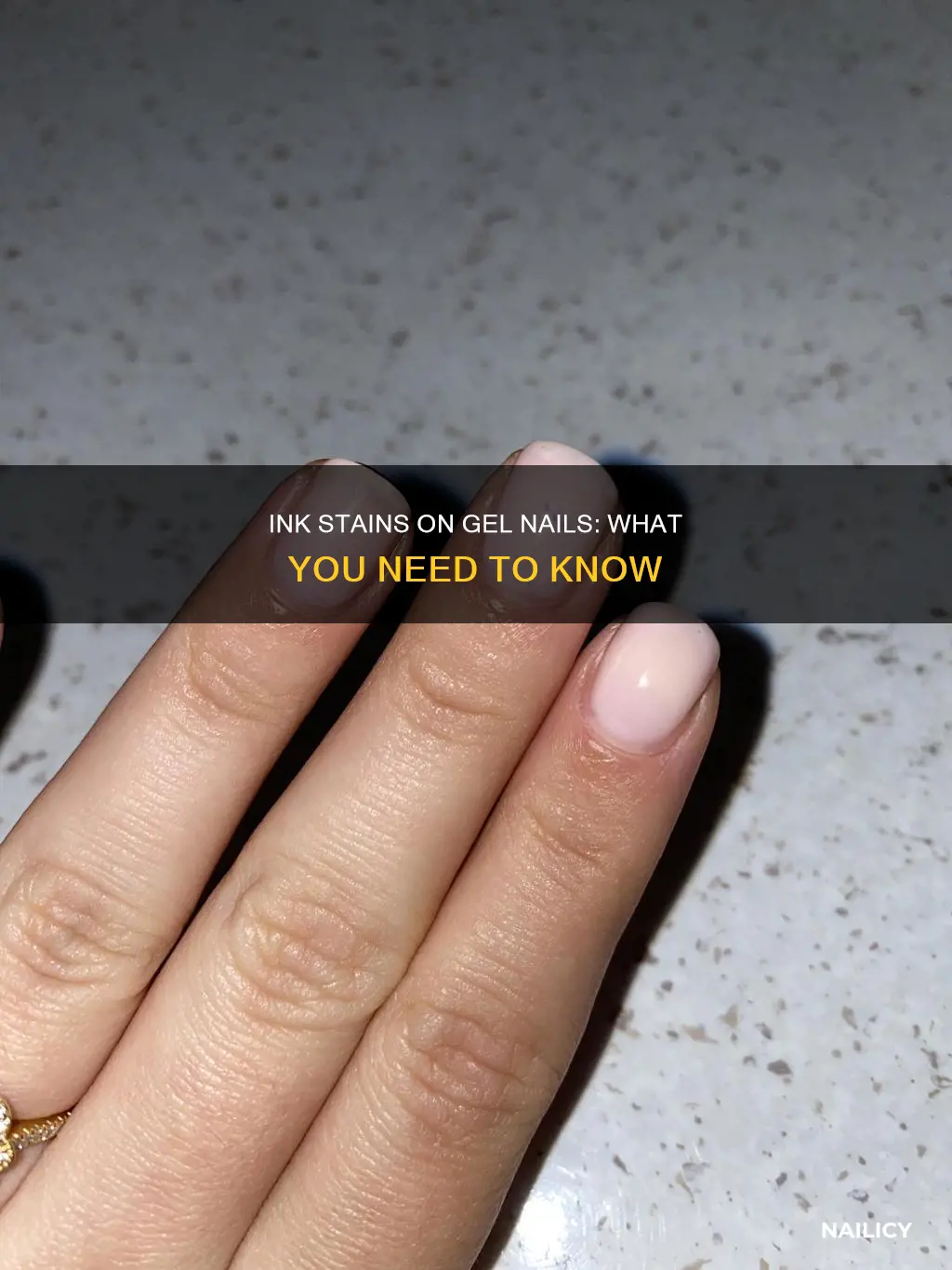 does ink stain gel nails
