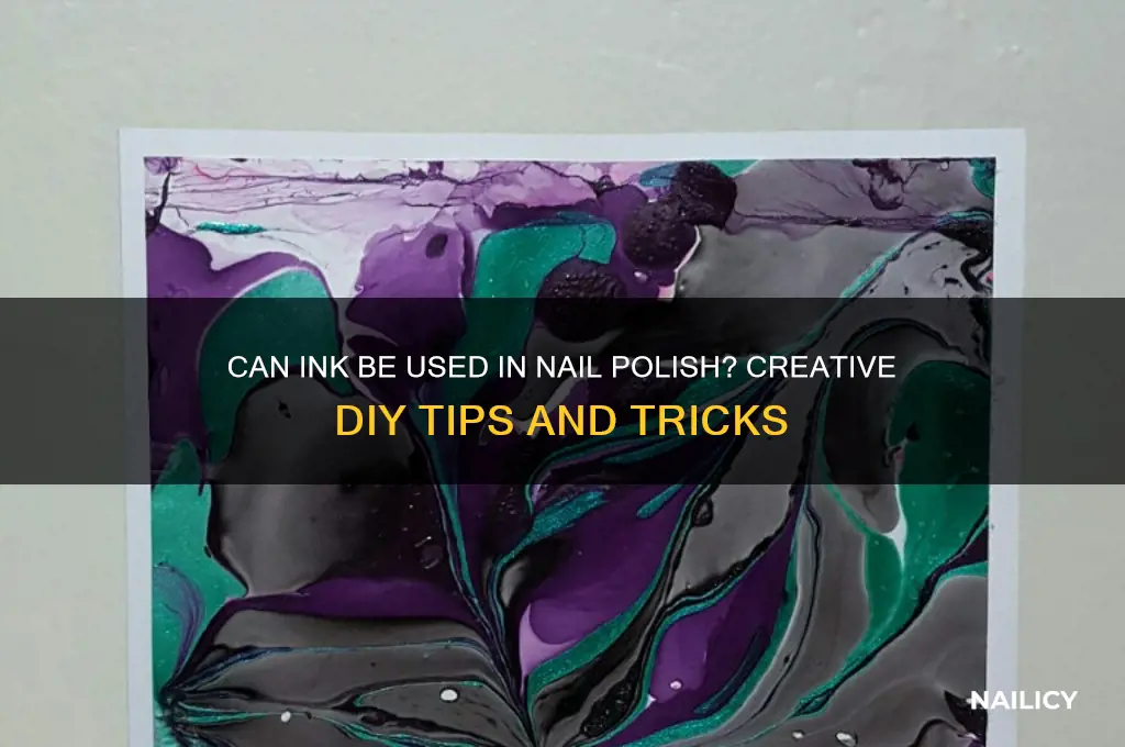 does ink work well in nail polish