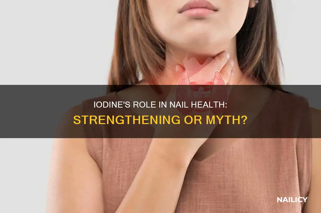 does iodine help nails