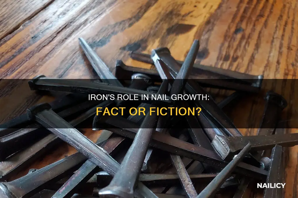 does iron affect nail growth
