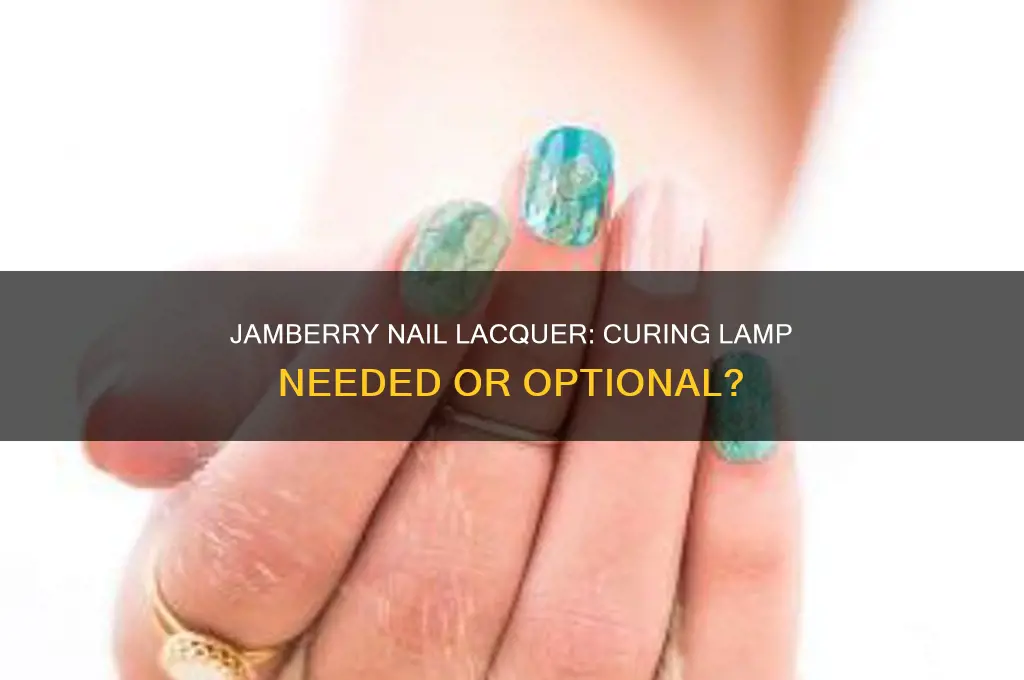 does jamberry nail lacquer require the curring lamp
