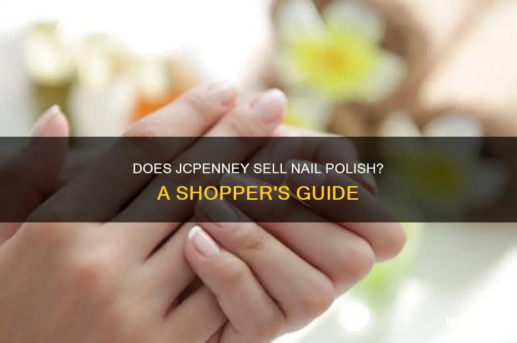 does jcpenney sell nail polish