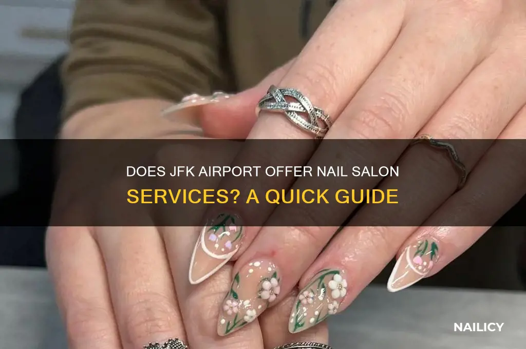 does jfk have a nail salon