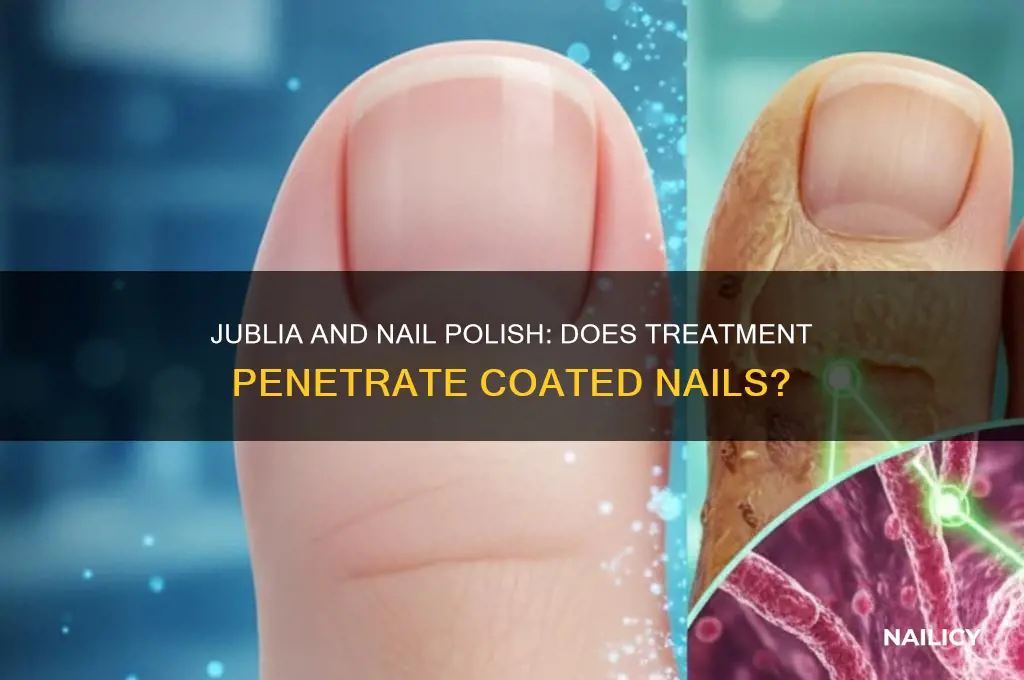 does jublia penetrate nail polish