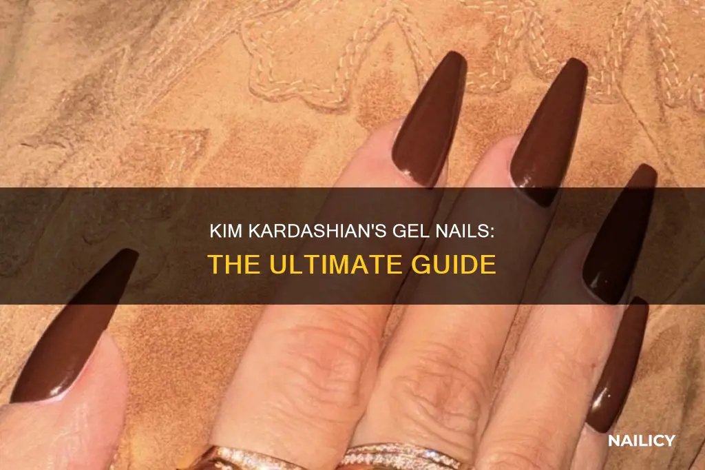 does kim kardashian do gel nails