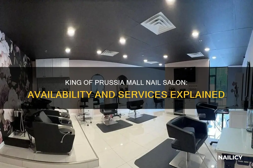does king of prussia mall have a nail salon