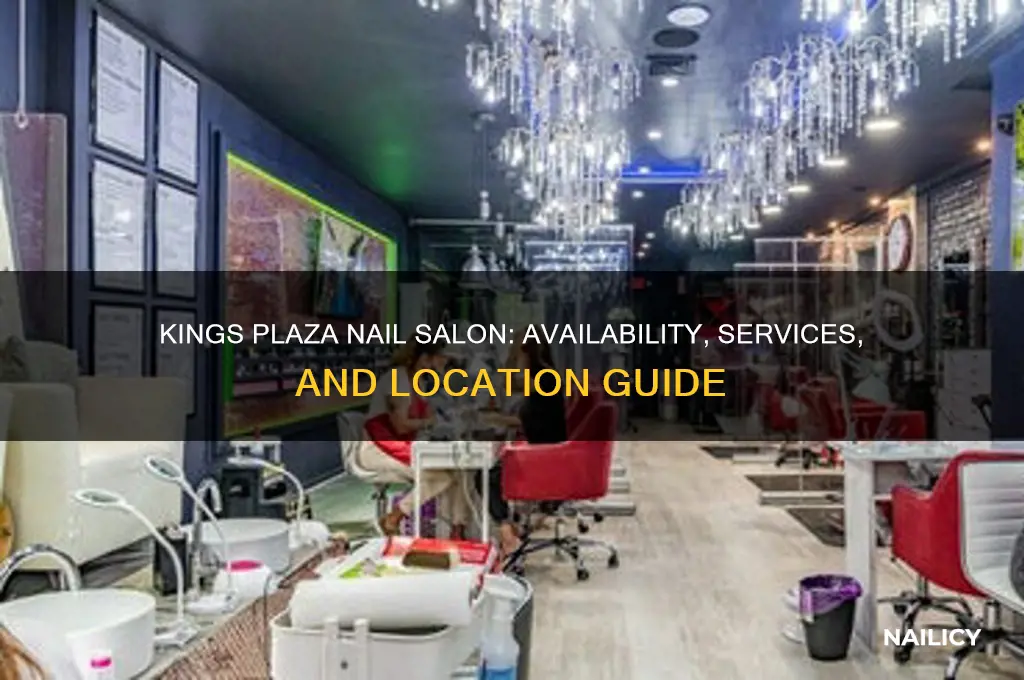 does kings plaza have a nail salon