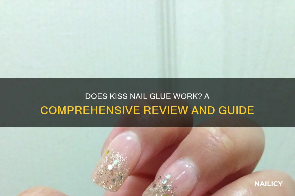 does kiss nail glue work