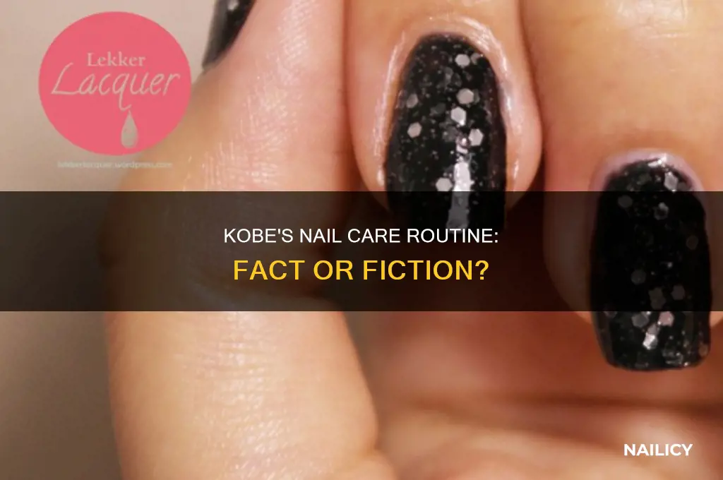 does kobe do his nails