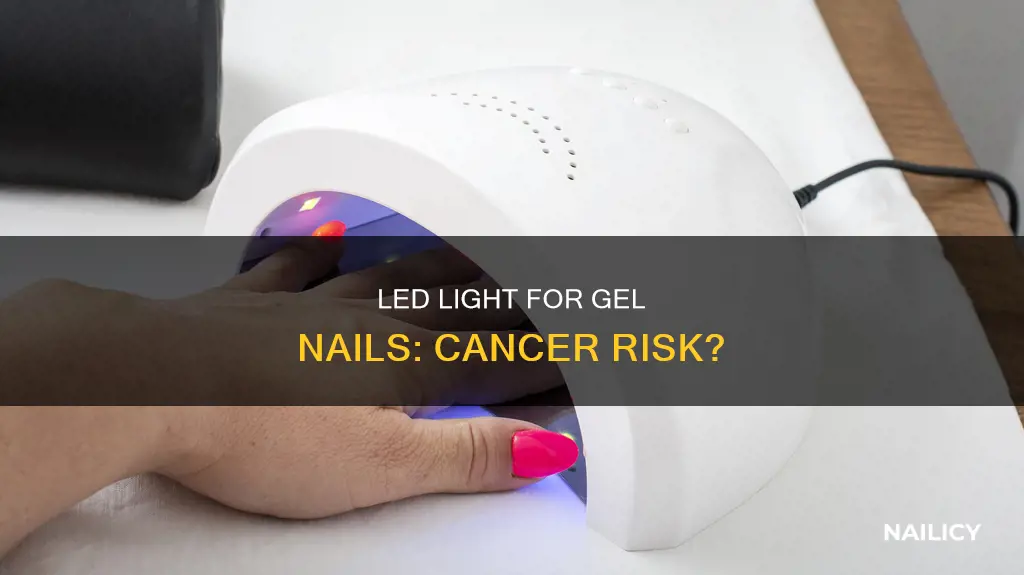 does led light for gel nails cause cancer