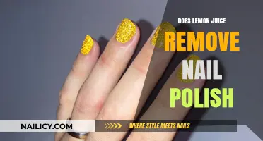 Lemon Juice: A Natural Nail Polish Remover?