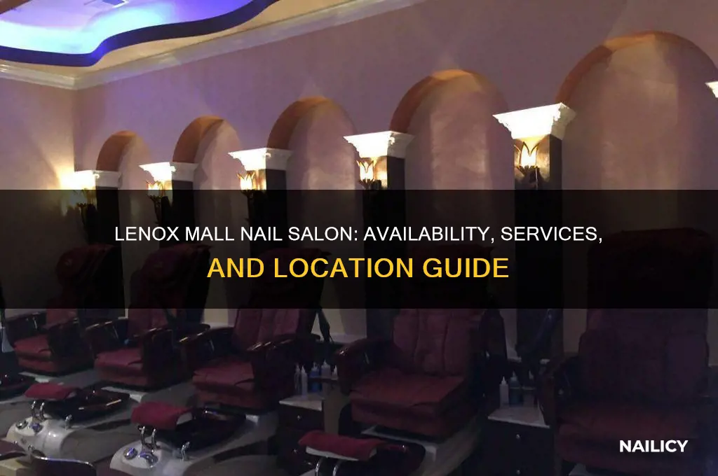 does lenox mall have a nail salon