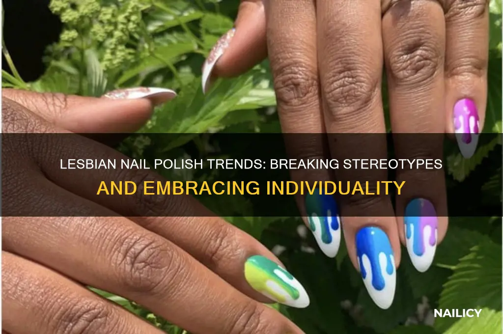 does lesbian wear nail polish