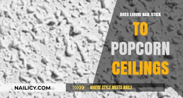 Liquid Nails on Popcorn Ceilings: Will It Stick or Fail?