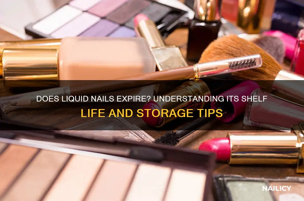 does liquid nails have a shelf life