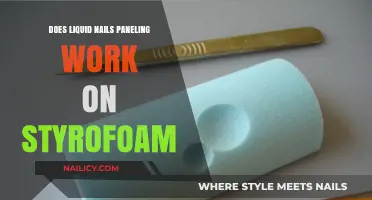 Liquid Nails Paneling on Styrofoam: Effective Adhesive Solution or Not?