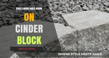 Liquid Nails on Cinder Block: Effective Adhesion or Construction Myth?