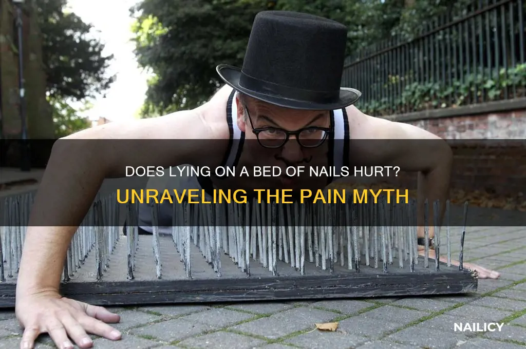 does lying on a bed of nails hurt