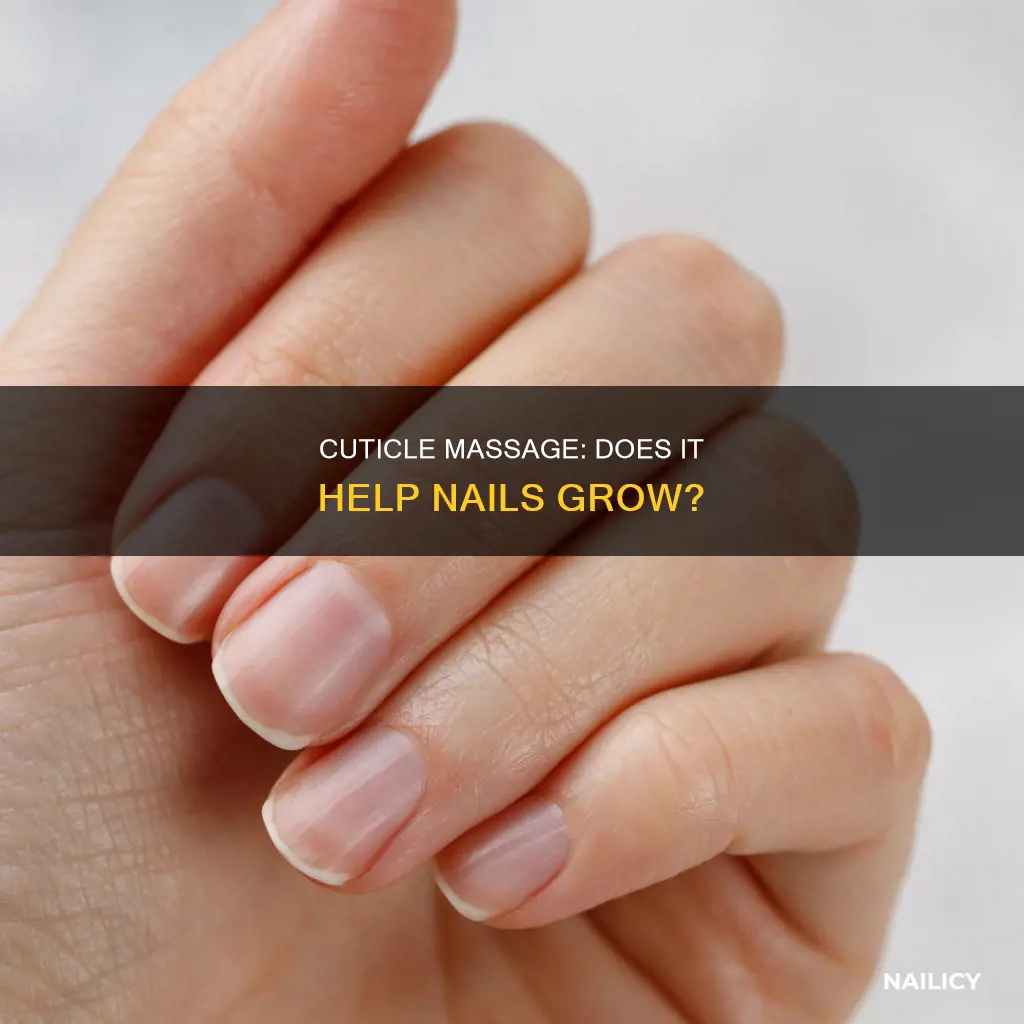 does massaging cuticles help nails grow