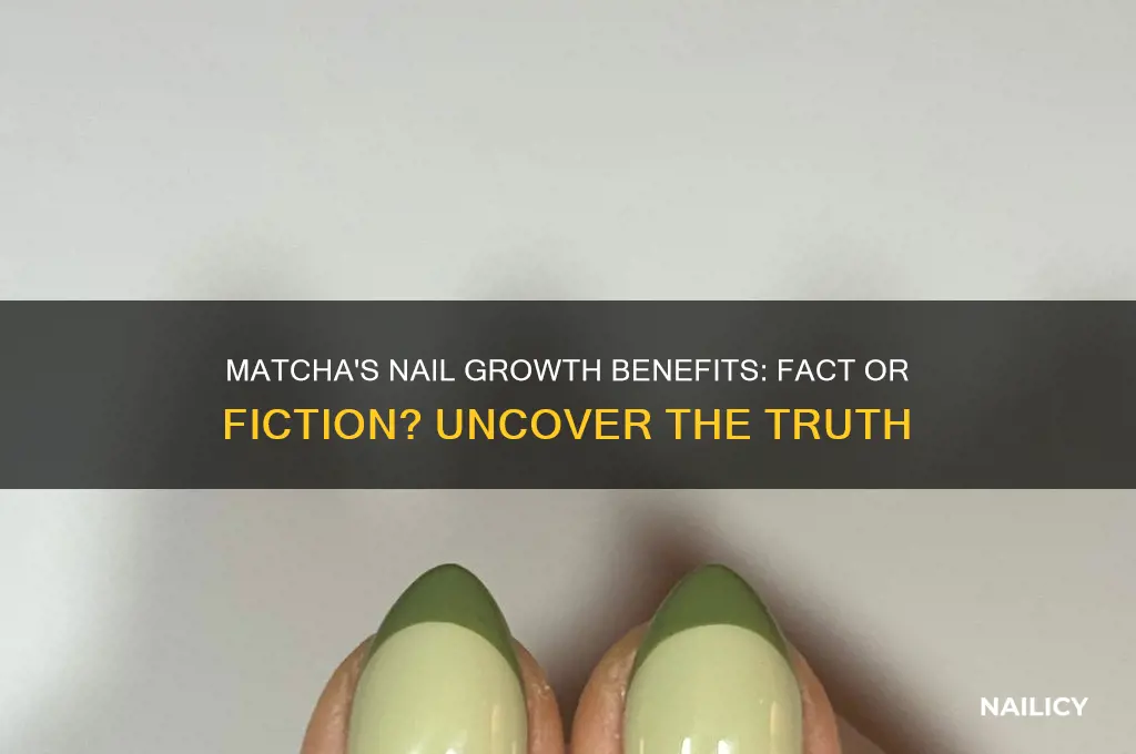 does matcha promote nail growth
