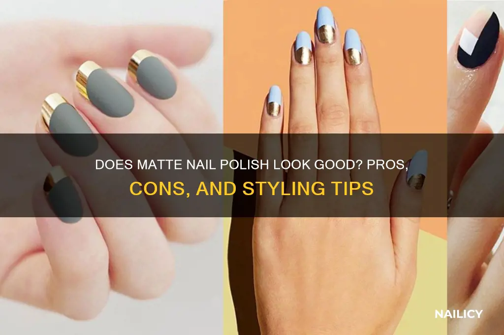 does matte nail polish look good