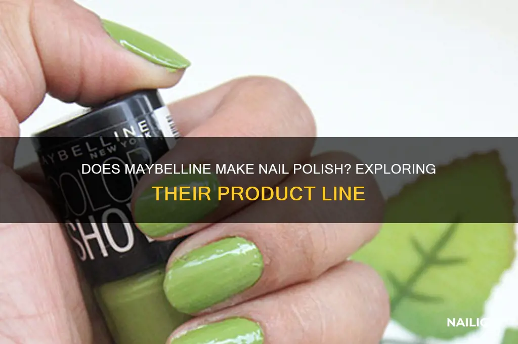 does maybelline make nail polish