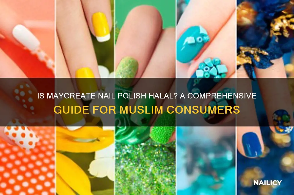 does maycreate nail polish halal